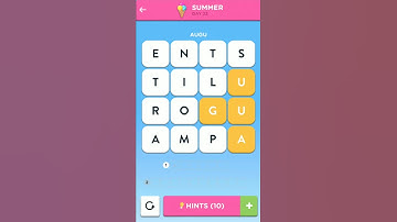 Wordbrain 2 Summer Event July 11 2020 | Wordbrain 2 Summer Day 22