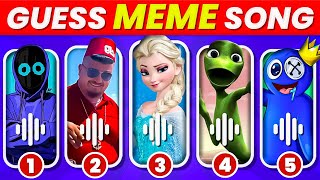 GUESS MEME & WHO'S SINGING 🎤🎵 🔥| Lay Lay, King Ferran, Jax, Barbie, Salish Matter, MrBeast, Elsa