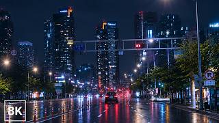 Seoul Night Drive | Gangnam Streets & Expressway | Soft Lofi Beats POV 8K HDR screenshot 5