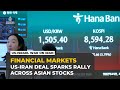 Asian stock markets surge as US, Iran announce framework to end war