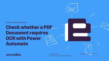 Check whether a PDF Document requires OCR with Power Automate