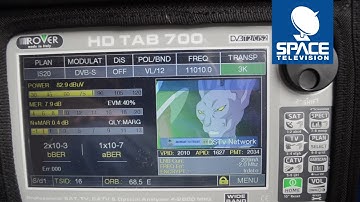 What to expect when aligning a SatCR LNB on the HD ROVER TAB 700