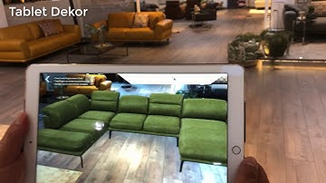 Tablet Dekor: Augmented Reality  Sofa Configurator