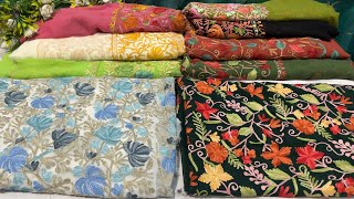 18-Jun-26 | Georgette aari work sarees | Kashmiri Embroidery sarees | WhatsApp: +91-7051012285