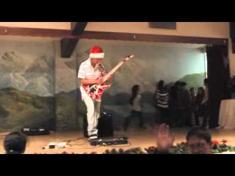 13 year old Mark Mendoza playing Jingle Bells at "...