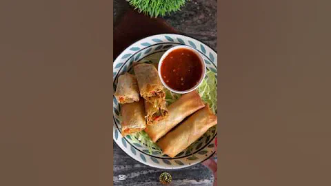 Maggi vegetables Rolls | How to make crispy spring Rolls | easy tasty recipe 🤤 #shorts
