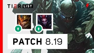 League of Legends Patch 8.19 Tier List: Buffs for Vayne, Pyke, Jarvan and more