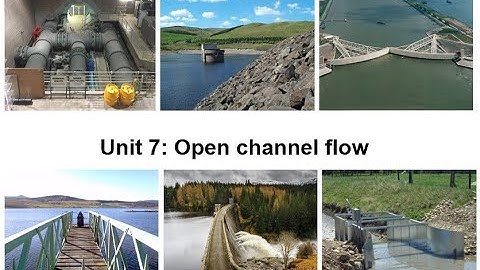 Fluid Mechanics Unit 7 Flow In Open Channels
