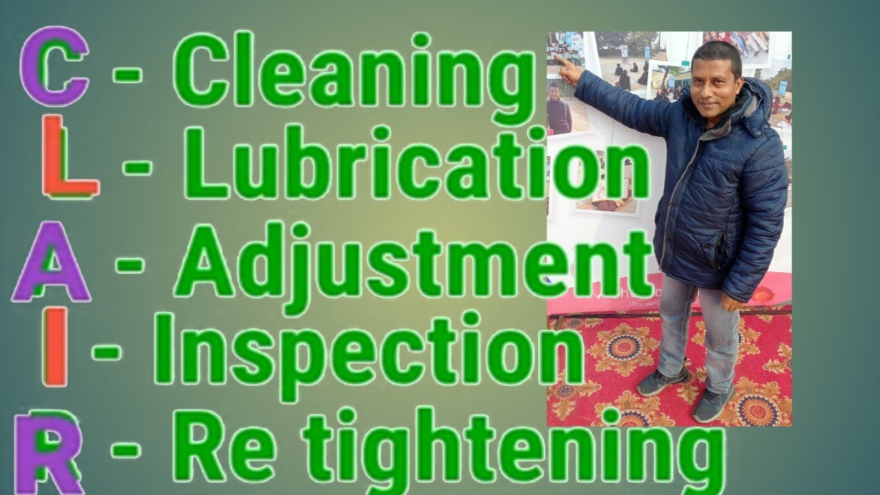 CLAIR on Ring Frame Machine, Negi skills, Cleaning, Lubrication, Adjustment, Inspection, Re tight,