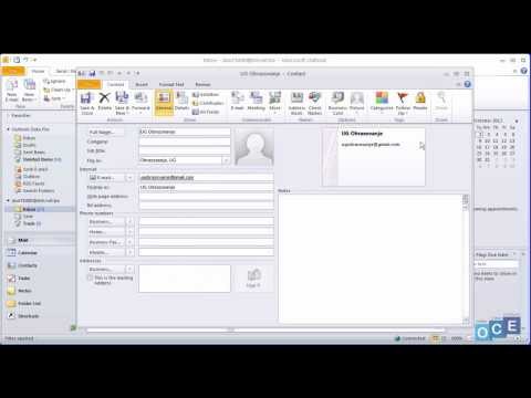 Kako napraviti listu sa kontaktima (Outlook 2010)