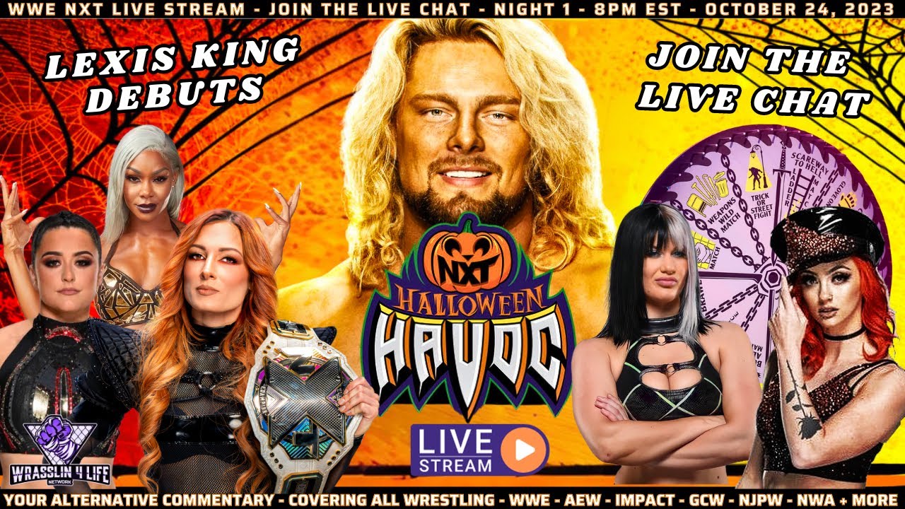 WWE NXT Halloween Havoc Night 1 Live Stream Join Our Live Chat