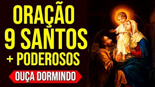 ORAÇÃO DA NOITE COM SÃO JORGE, SÃO JOSÉ, SANTO EXPEDITO, SANTO ANTÔNIO, SANTA RITA, SANTA EDWIGES