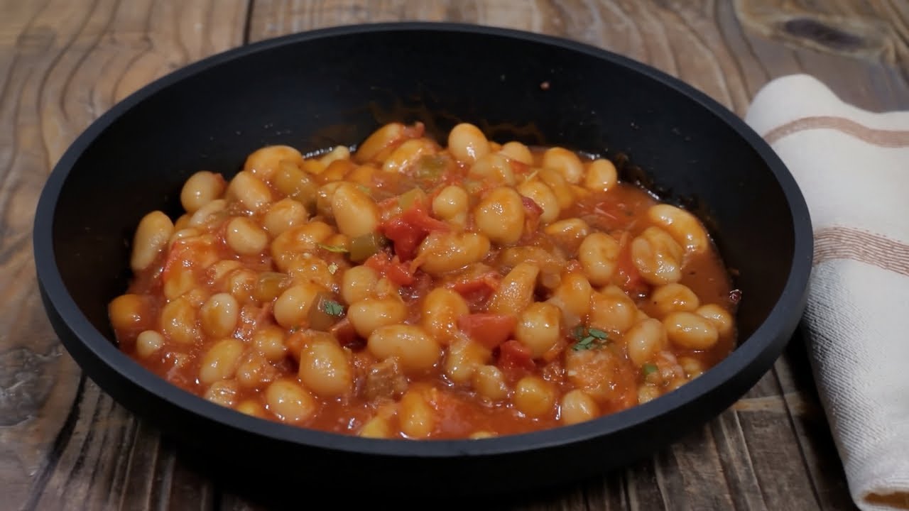 Pochas de bote con verduras : plato sano y sabroso