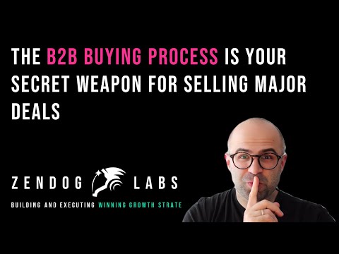 The B2B Buying Process is your secret weapon for becoming great at selling major deals to companies