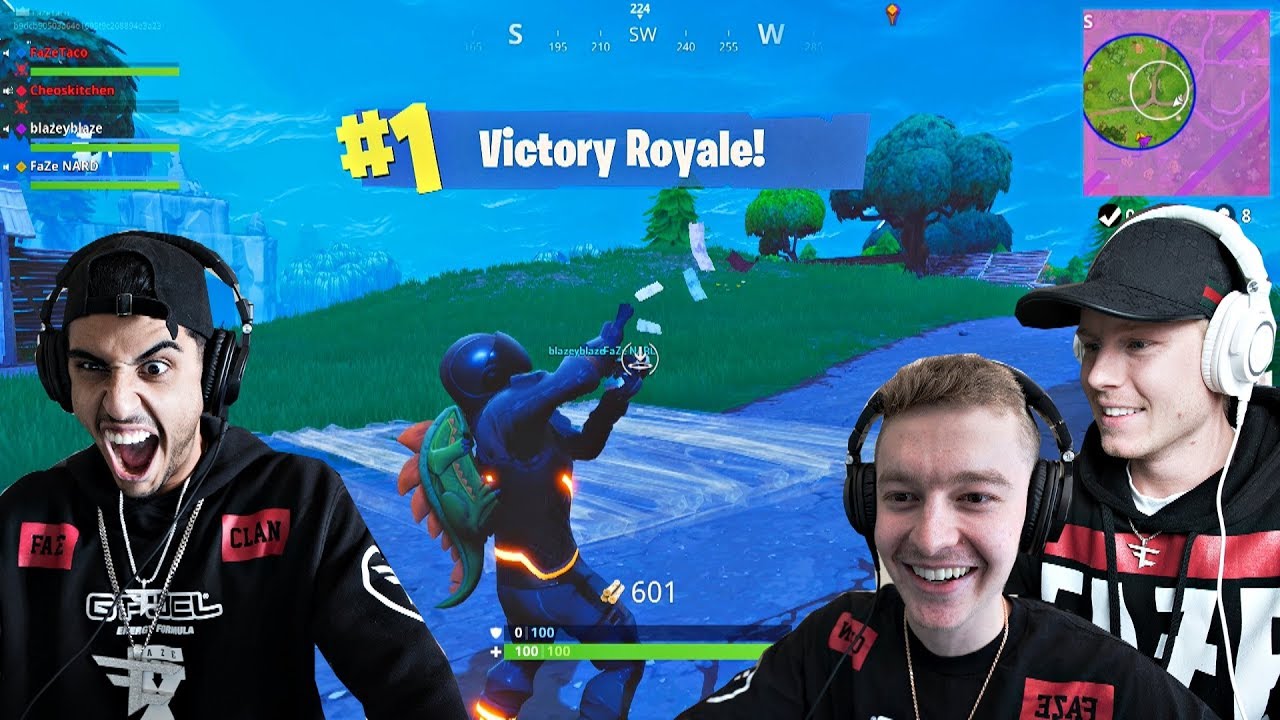 FaZe Gaming House FIRST FORTNITE VICTORY!