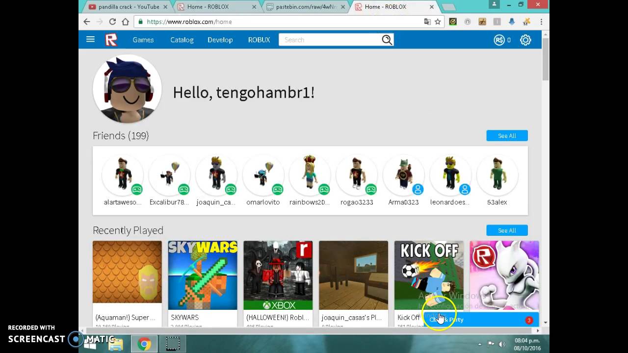 Como Tener Robux Gratis 2016 -