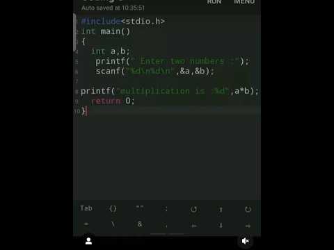 C program to