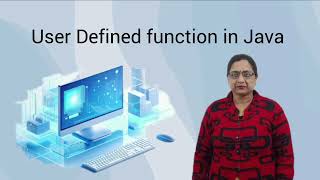 Lecture 6:- User Defined Function in Java | With argument without return type