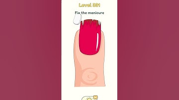 DOP 2 : Draw One Part 2 Level 331 | Fix the manicure | #shorts #ytshorts |#dop2