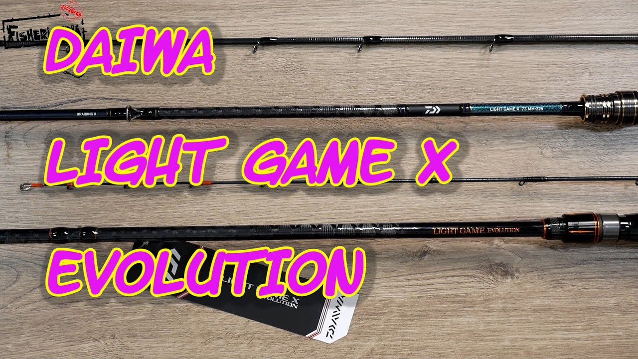 DAIWA LIGHT GAME X EVOLUTION TUTTO VERTICALE YouTube