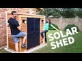 DIY Customized Shed (w/ Solar Lights!)