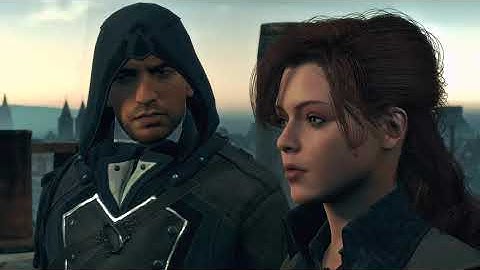 AC Unity Ending Sequence 12 Memory 3 The Temple 100% | Assassinate Germain | Death of Elise