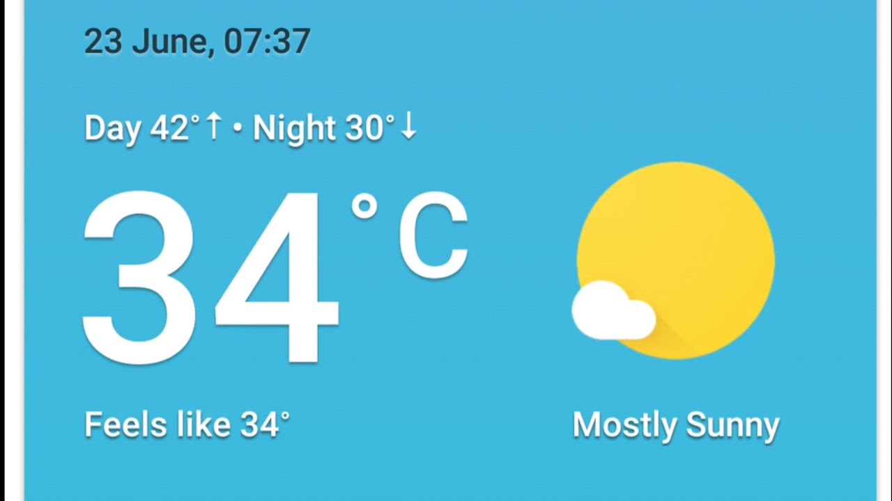 Kuwait weather 23.06.2018** YouTube