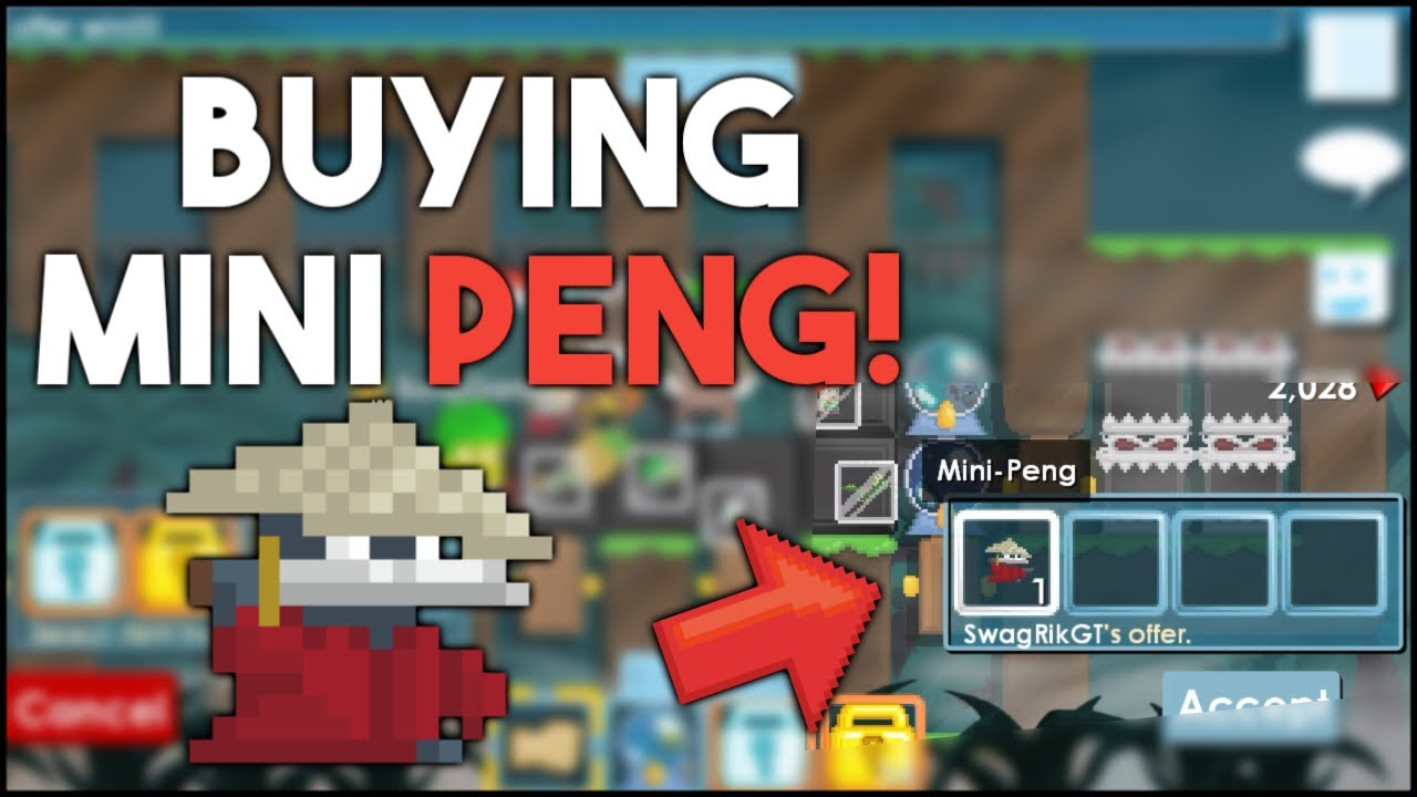BUYING MINI PENG! | Growtopia - YouTube