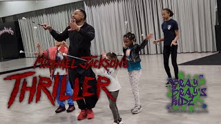 [Brays brays kidz] "Baton Twirling Class "(Michael jackson Thriller routine) #kidsvideo #kids