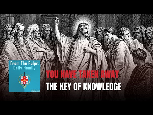 Home 3 Daily IVE Homilies, October 15th, 2026 - You Have Taken Away the Key of Knowledge