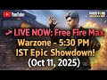 🔥 LIVE NOW: Free Fire Max Weekend Warzone – 5:30 PM IST Epic Showdown! (Oct 11, 2025)