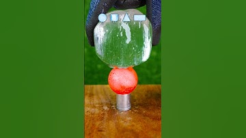 1000°C RHCB vs Ice shapes 🧊 #experiment #science #asmr