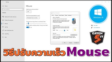 วิธีปรับความเร็ว Mouse ใน Windows 10 ง่ายๆ ตามใจเรา! #catch5 #windows10