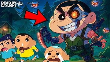 Shinchan Became Skull Merchant Killer In DBD 😱 | Shinchan Playing Dead By Daylight | Funny Game 😂