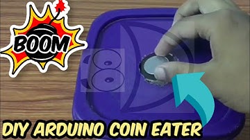 DIY Arduino Coin Eater | Arduino Coin Bank | DIY Arduino Idea