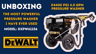 DEWALT 4400 PSI Gas Pressure Washer Unboxing, Installation &amp; Guide | High-Powered Cleaning Tutorial!