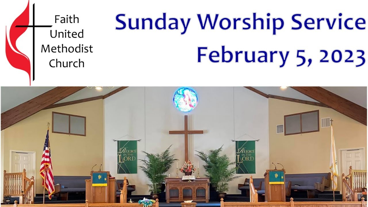 Faith United Methodist Church in Delmont Worship 2.5.23 YouTube