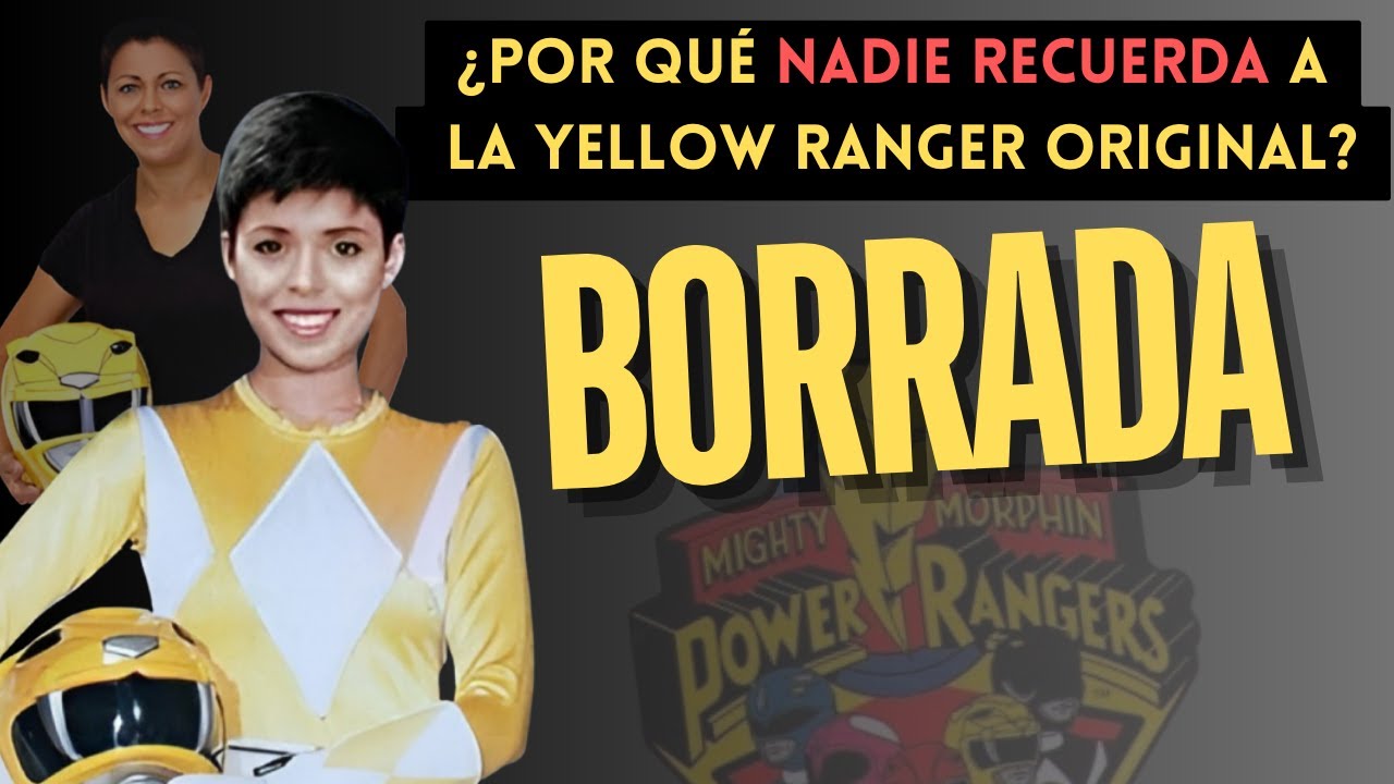 Por qué BORRARON a la POWER RANGER AMARILLA ORIGINAL | ¿Quién es TRINI CRYSTAL?