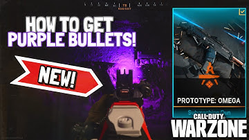 NEW! MP7 PURPLE TRACER in WARZONE.. PROTOTYPE: OMEGA! (How To Get Purple Lasers)