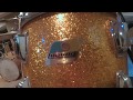 LUDWIG GOLD SPARKLE DRUM KIT TOUR - AND MICS