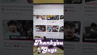Thankyou so much guys for 10,000.000 view | Deepak lohar vlogs | DLV #familyvlog #deepaksirsvlog