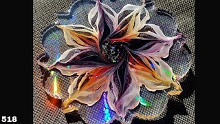 Holographic Resin Coasters Tutorial *White Pigment Paste Comparison*