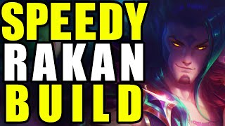 SUPER SPEEDY Rakan Build - Season 13 Support League of Legends