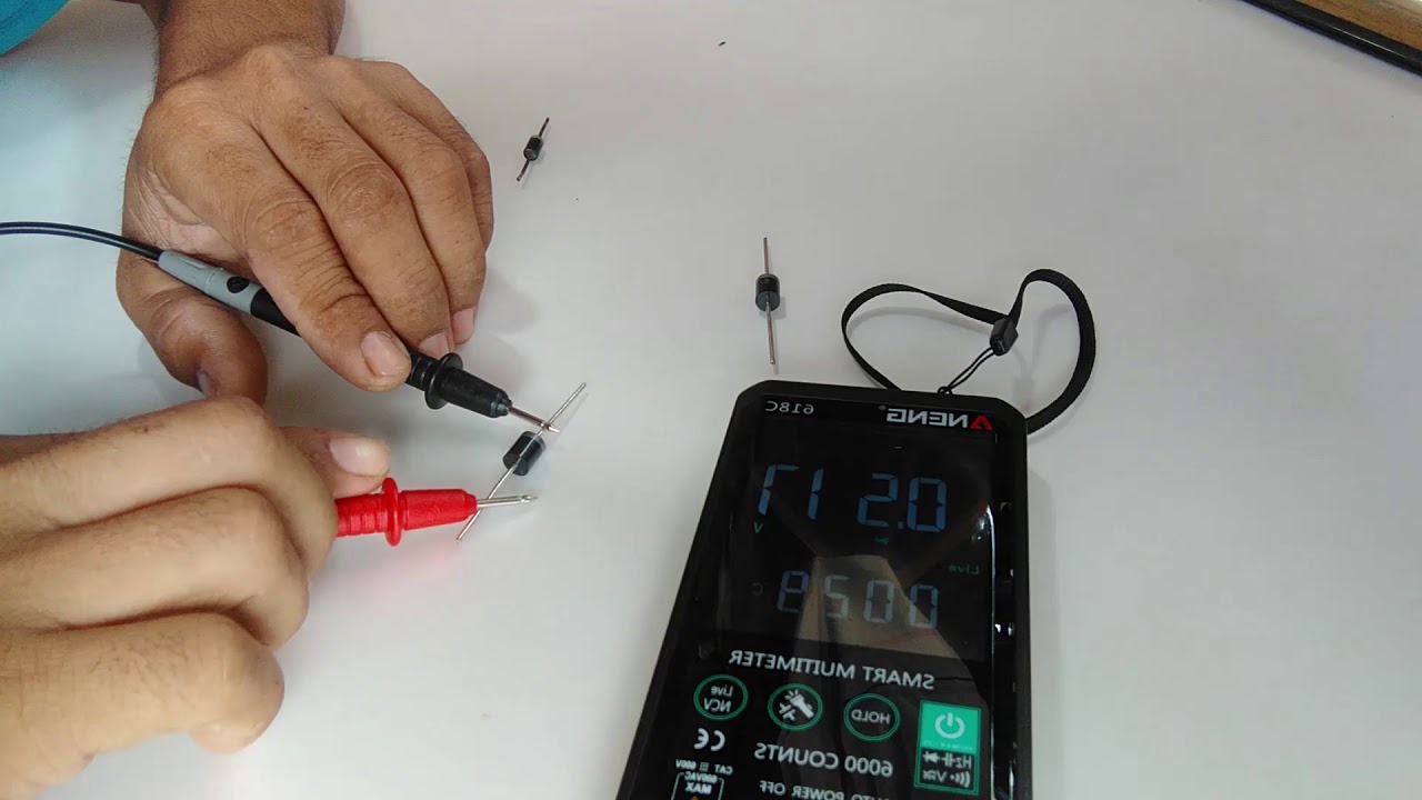 How to test Diode using digital multitester - YouTube