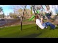 Double Baby Swing Set