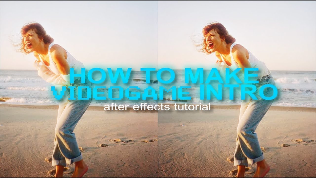 How To Make Video Game Intro || After Effects Tutorial - YouTube