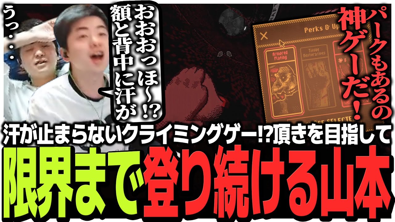汗が止まらないクライミングゲー!?頂きを目指して限界まで登り続けるSasatikk【WhiteKnuckle】