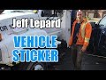 Vinyl Sticker Vehicle Application