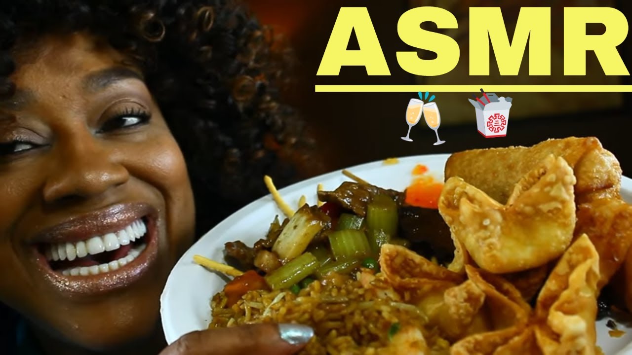 ASMR Chinese Food Mukbang 🥂🥡🍜 Eating Show Chewing Mouth Sounds Eating