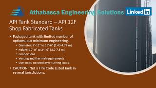 Overview of API 12 Tank Standards Part 2 : API 12F and API 12P Standard